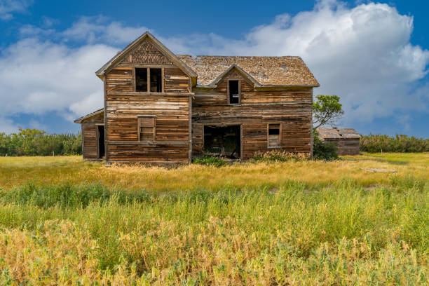 istock Abandoned house in a farmyard near Cabri, Saskatchewan 1336608819