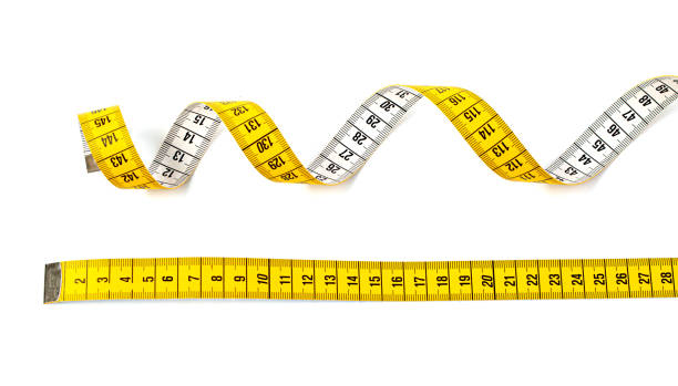 istock Measuring tape of tailor with indicators 1336610087