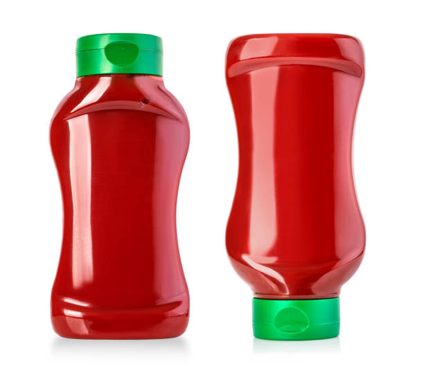 istock Bottles of Ketchup isolated 1336613156