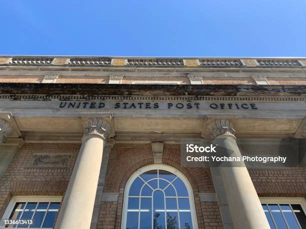 United States Post Office Stock Photo - Download Image Now - United States Postal Service, History, Post Office