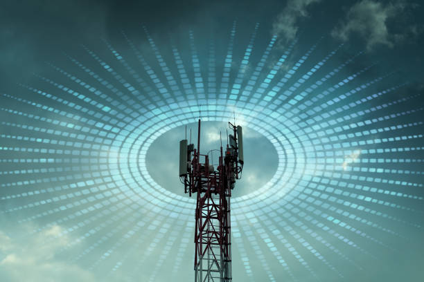 5G communication 5G cellular communications tower 5g stock pictures, royalty-free photos & images