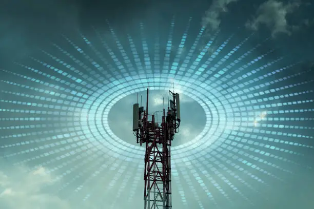 5G cellular communications tower