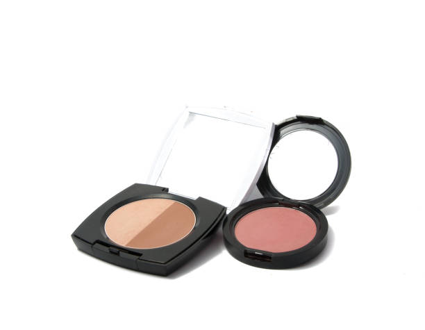 istock face powder for make up isolated on the white 1336627311