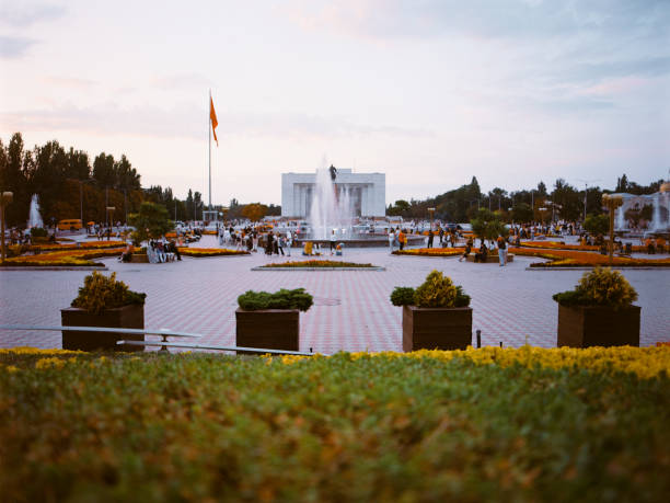 istock Alla Too Square in Bishkek 1336631346