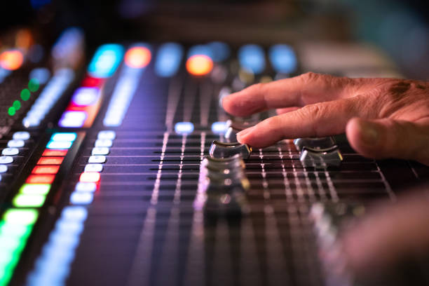 istock Sound engineer at the mixer 1336634441