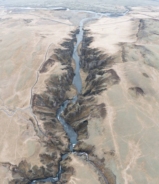 istock icelandic canyon from aerial view 1336640019