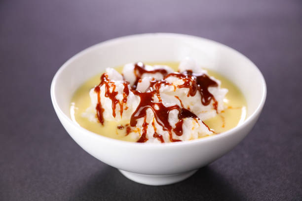 istock floating island with cream and caramel 1336644655