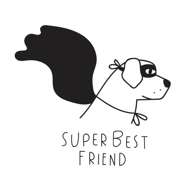 ilustrações de stock, clip art, desenhos animados e ícones de dog superhero. - heroes dog pets animal