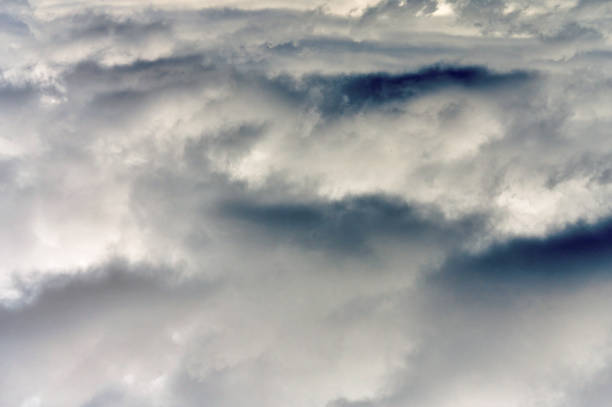 istock White cumulus clouds on blue sky background, natural phenomenon 1336658200
