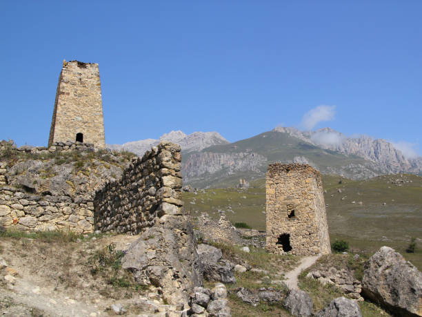 istock Ruins of an old castle in the mountains 1336659830