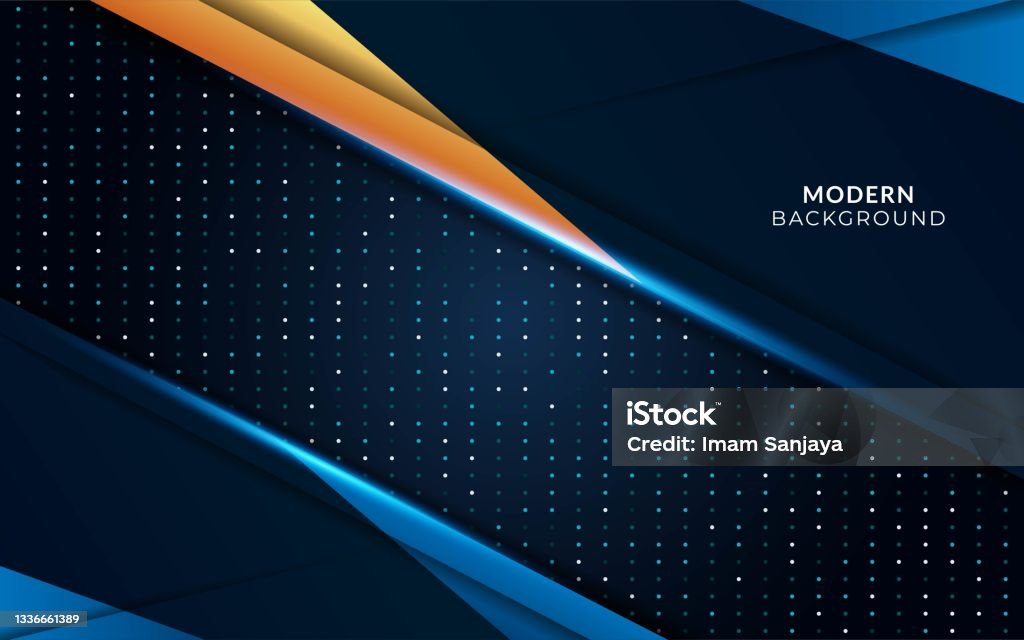 Premium Blue Future Vector Background In Dots Texture Stock ...