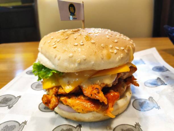 Chicken cheese burger