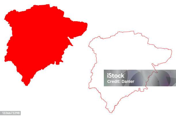 Vetores de Condado De Rutland Mapeando Ilustração Vetorial Esboço De