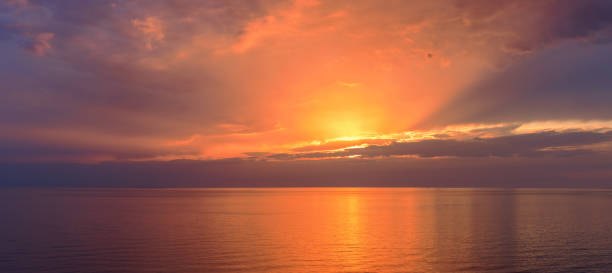 istock Dramatic seascape Panoramic view of beach in Durres 1336677583
