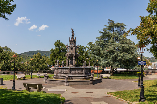 Amboise Fountain (Poterne square) - Clermont-Ferrand, Auvergne, Puy-de-Dôme, France