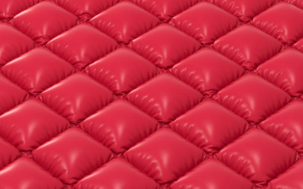 istock A red cushion of air, 3d rendering. 1336685982