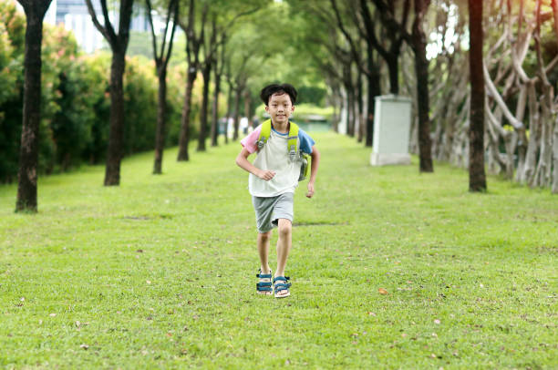istock Little boy going to school 1336686168