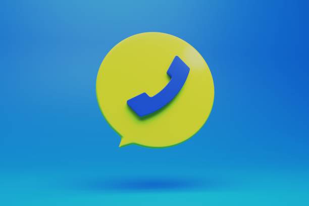 istock phone call icon in 3d modern style illustration 1336686360