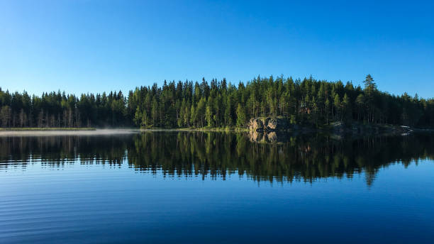 Finland lake beautiful summer wilderness nature
