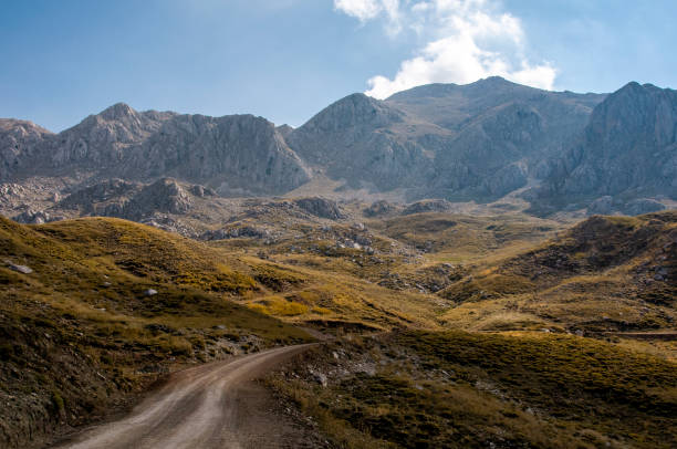 Mountain landscape shot stock photo