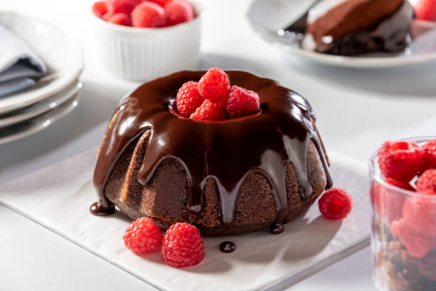 istock Chocolate Bundt Cake with Chocolate Ganache 1336693958