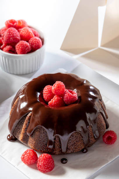 istock Chocolate Bundt Cake with Chocolate Ganache 1336694017