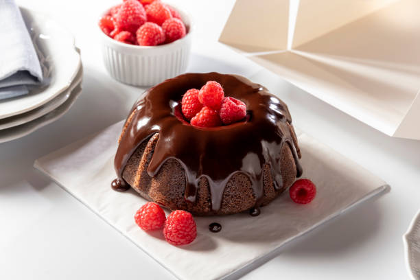 istock Chocolate Bundt Cake with Chocolate Ganache 1336694071