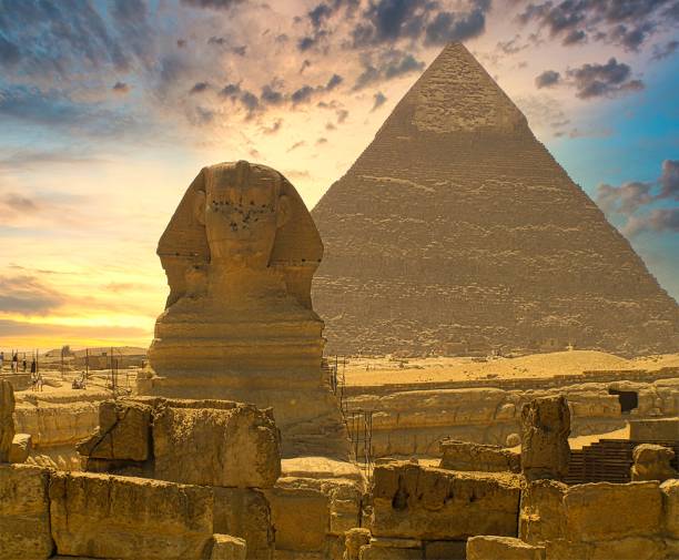 istock pyramids of Cheops in Egypt against a blue sky 1336694093