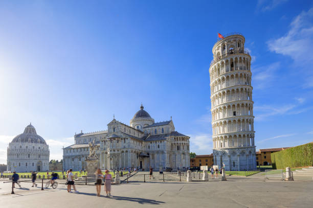 istock Pisa Cathedral, leaning tower and baptistery FINE ART 1336695577