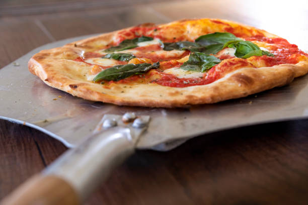 Margherita Pizza Close Up