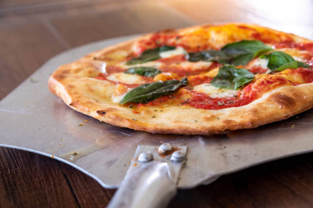Margherita Pizza Close Up