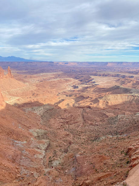 istock Canyon with clouds in the sky 1336703141