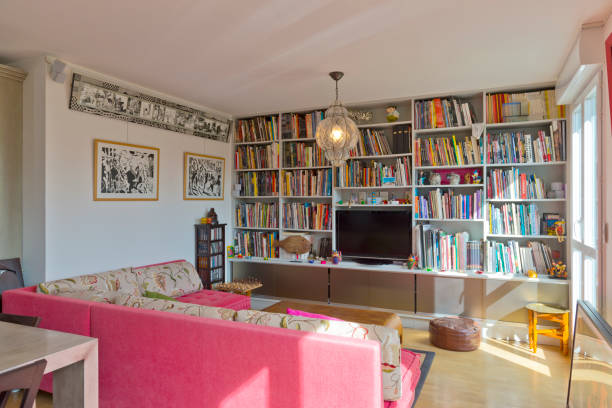 istock Living room in a luxurious modern interior 1336705284