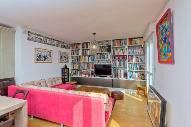 istock Living room in a luxurious modern interior 1336705285