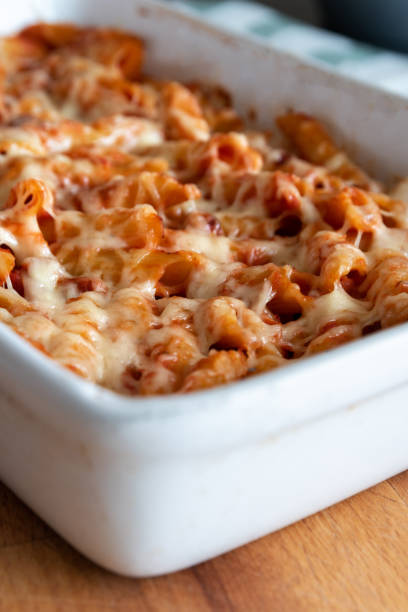 istock Baked Macaroni with Chorizo and Emmental Cheese 1336707319