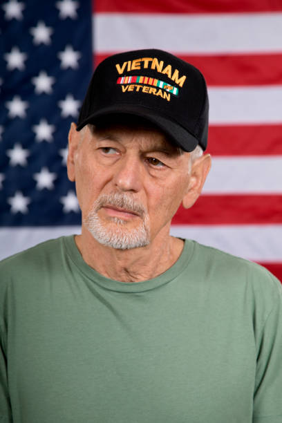 istock Vietnam Veteran with tears wondering 1336714020