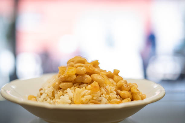 Turkish Traditional Food Beans On Rice