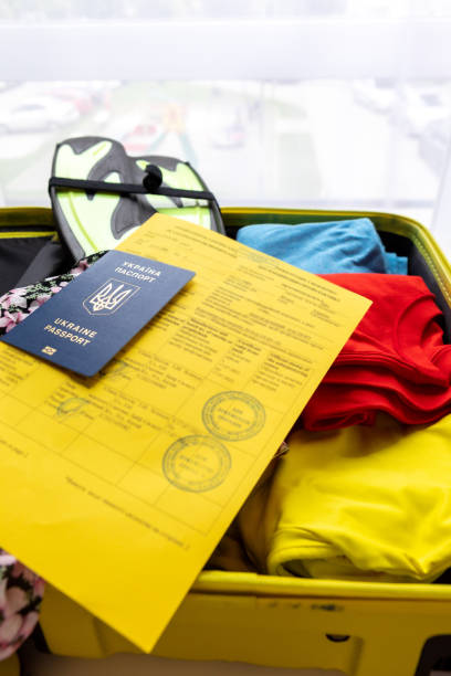 istock ukraine covid passport vaccination at bags with stuff 1336724209