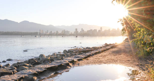 Scenic view of coastal pathway