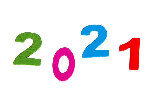 istock New 2021 year numbers multicolor isolated on the white 1336729821