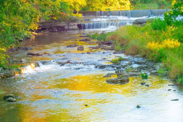 istock Pipe Creek Waterfall-Cass County, Indiana 1336734416