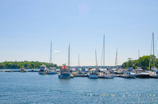 istock Kingston's marina with boats 1336740127