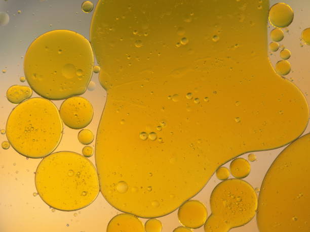 istock Abstract Oil globules in water background 1336740419
