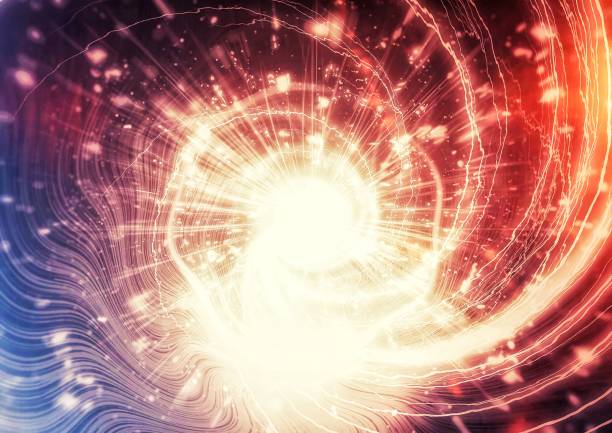 istock Fractal background of artistic light 1336742625