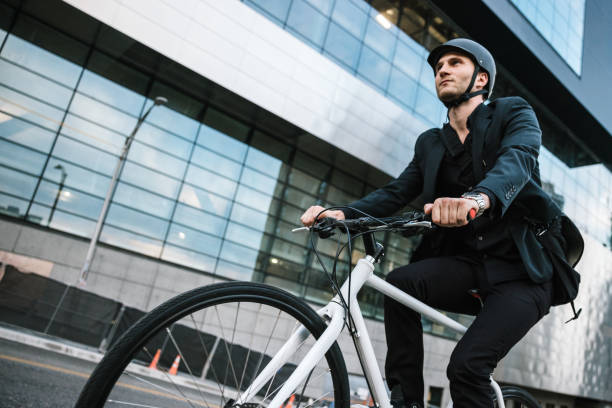 istock Bike Riding Urban Commuter Downtown 1336742746