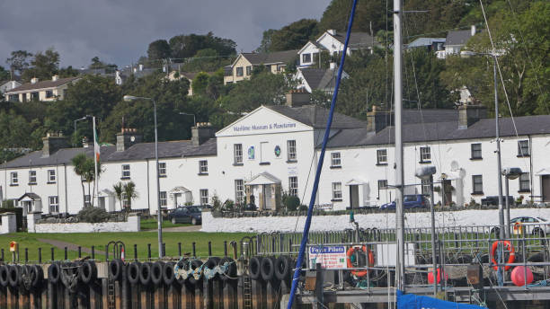 maritime museum und planetarium in greencastle harbour co donegal - open country stock-fotos und bilder