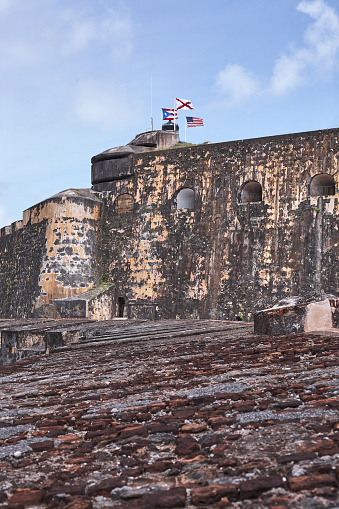 Puerto Rico - August 20, 2009 :  View of Castillo San Felipe del Morro, Old San Juan