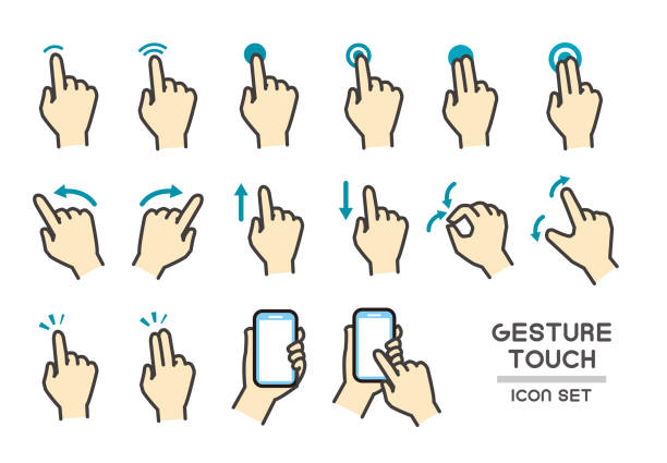 ilustrações, clipart, desenhos animados e ícones de resumo de ilustração de sinal à mão escrito à mão - funcionamento em rede