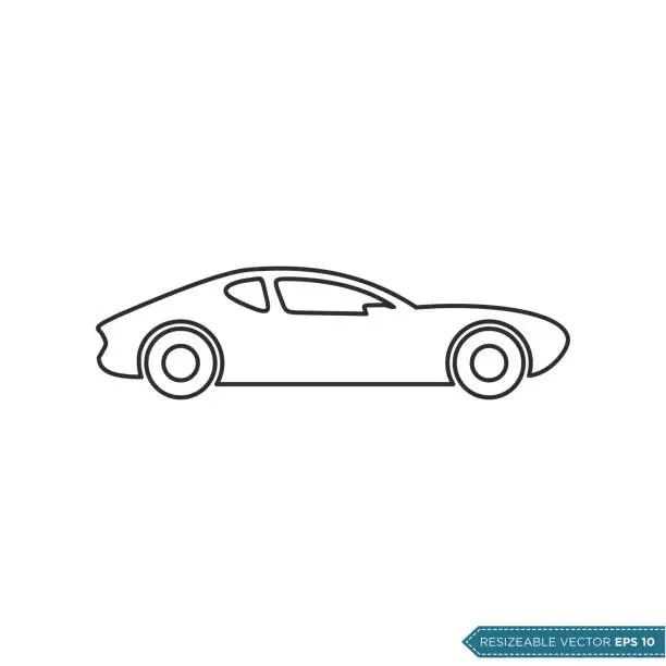 Vector illustration of Car Icon Vector Logo Template