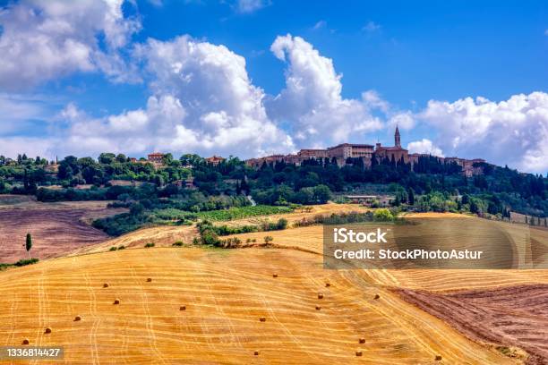 Tuscan Landscape Stock Photo - Download Image Now - San Quirico D'orcia, Agricultural Field, Agriculture